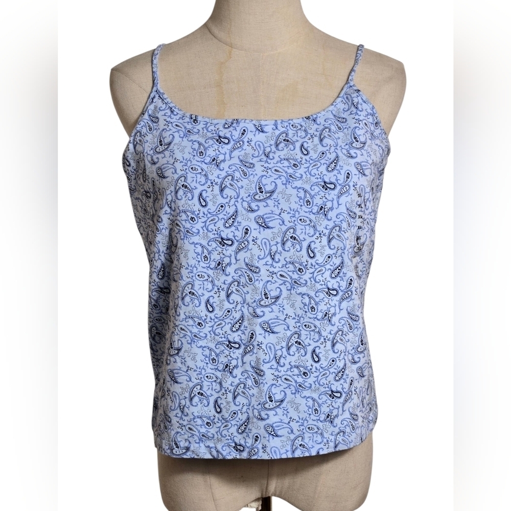 GAP Light Blue Paisley Bandana Camisole NWT